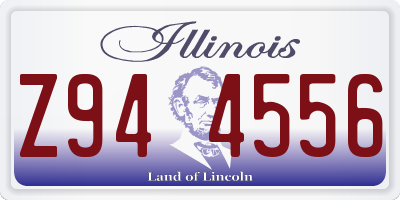 IL license plate Z944556