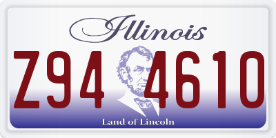 IL license plate Z944610