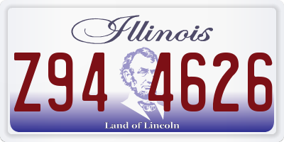 IL license plate Z944626