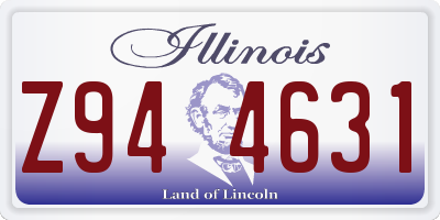 IL license plate Z944631