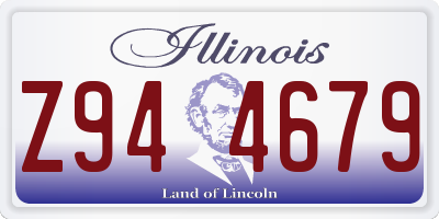 IL license plate Z944679