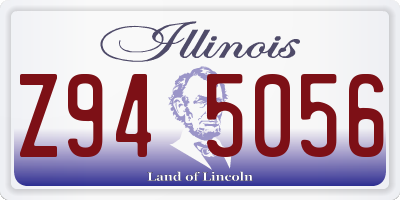 IL license plate Z945056