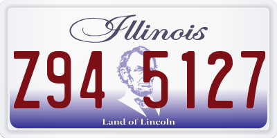 IL license plate Z945127