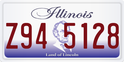 IL license plate Z945128