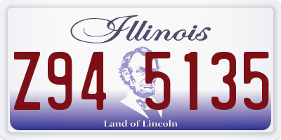 IL license plate Z945135