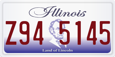IL license plate Z945145