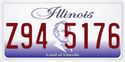 IL license plate Z945176