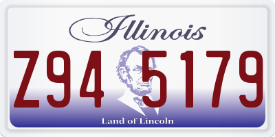 IL license plate Z945179