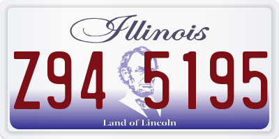 IL license plate Z945195