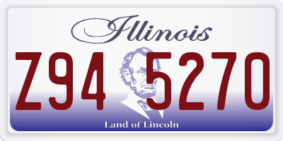 IL license plate Z945270