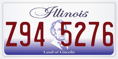 IL license plate Z945276