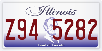 IL license plate Z945282