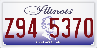 IL license plate Z945370