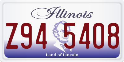 IL license plate Z945408