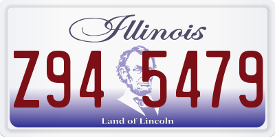IL license plate Z945479