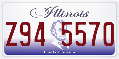 IL license plate Z945570