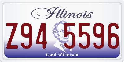 IL license plate Z945596