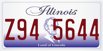 IL license plate Z945644