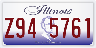 IL license plate Z945761