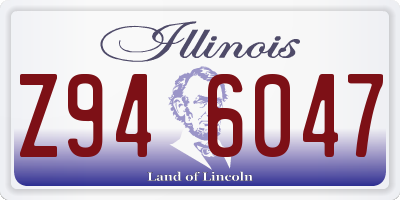 IL license plate Z946047