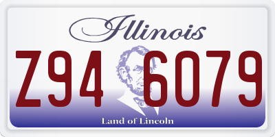 IL license plate Z946079