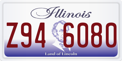 IL license plate Z946080