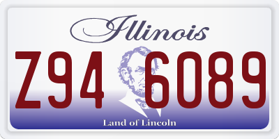 IL license plate Z946089