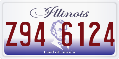 IL license plate Z946124