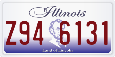 IL license plate Z946131
