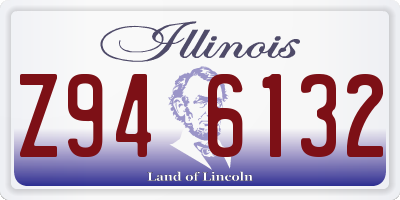 IL license plate Z946132