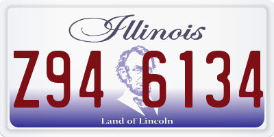 IL license plate Z946134
