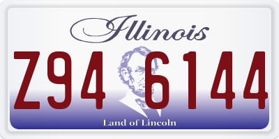 IL license plate Z946144