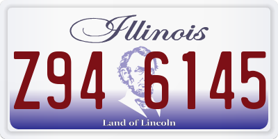 IL license plate Z946145