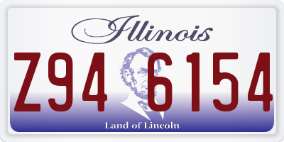 IL license plate Z946154