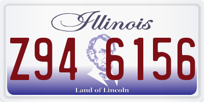 IL license plate Z946156