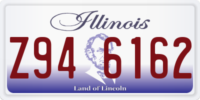 IL license plate Z946162
