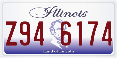 IL license plate Z946174