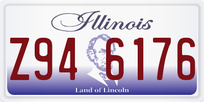 IL license plate Z946176