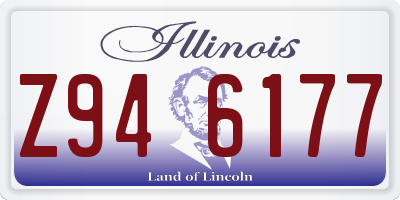IL license plate Z946177