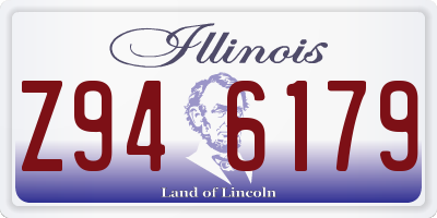 IL license plate Z946179