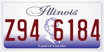 IL license plate Z946184