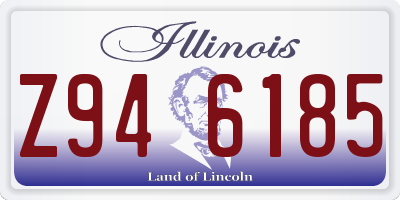 IL license plate Z946185
