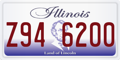 IL license plate Z946200