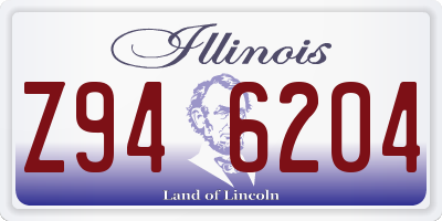 IL license plate Z946204