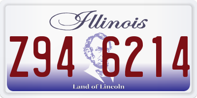 IL license plate Z946214