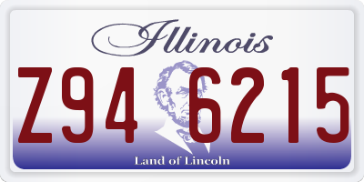 IL license plate Z946215