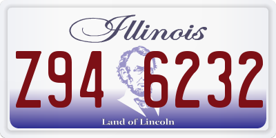 IL license plate Z946232