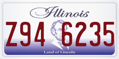 IL license plate Z946235