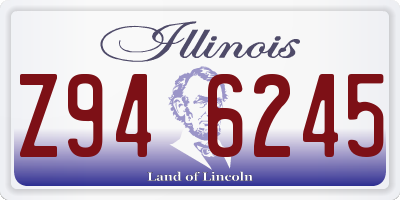 IL license plate Z946245