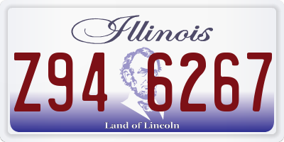IL license plate Z946267
